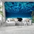 Fondo de pantalla submarino. Mural de pared con vista a una playa tropical n.° 6124