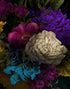 Melancholy Flower Wall Mural. Black background. #6130