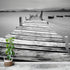 Misty Lake View Boat on Pier Black and White Mural Wall Decal Sticker #6143