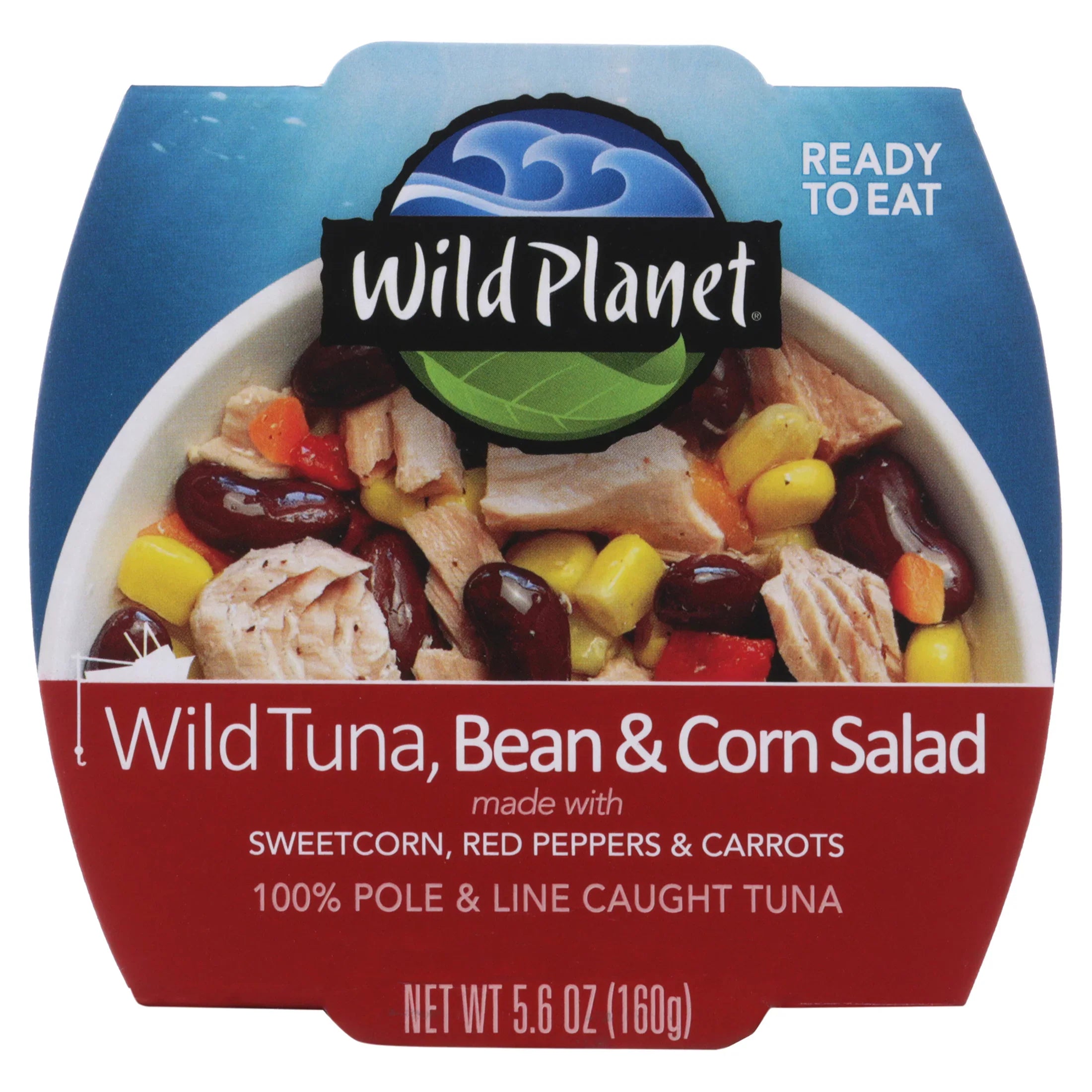Wild Planet Wild Tuna Salad with Bean/Corn, 5.6 Oz (Pack of 12)