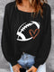 Everyday Waffle Knit Football Top