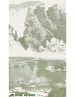 Shan Shui Traditional Chinese Mountain Landscape Scenery Painting Wall Mural. #6178