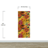 Japanese Art Koi Fish Peel and Stick Wallpaper. Gold Flowers Background.  Removable Wall Mural #6192