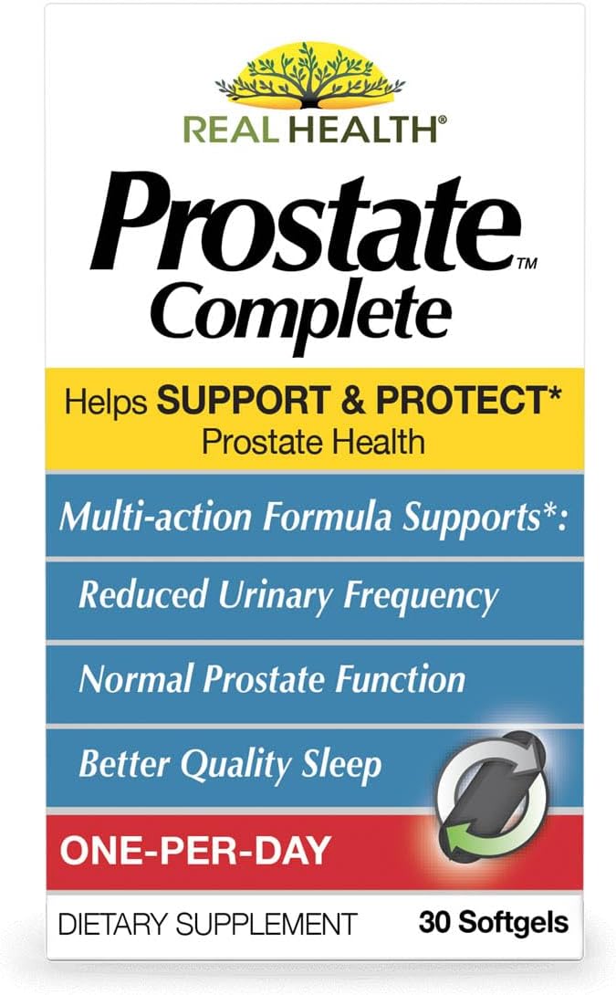 Real Health Prostate Complete (30 cápsulas blandas) | Favorece la función de la próstata.