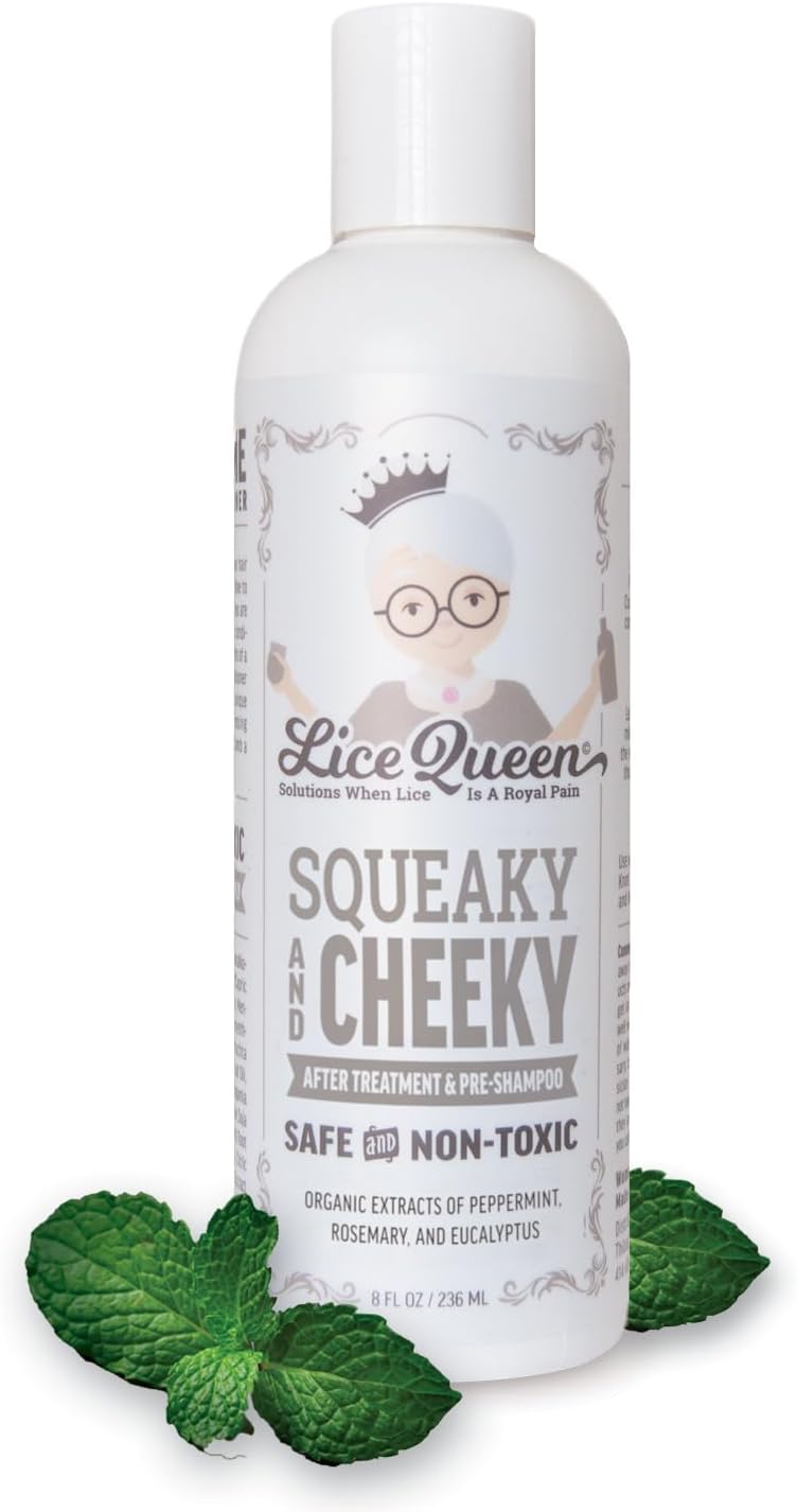 Lice Queen - Champú pre-post tratamiento de remojo, 8 fl oz (paquete de 6) - Champú para tratamiento de piojos