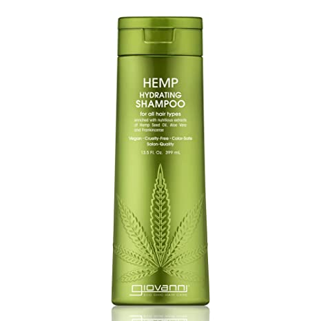 Champú hidratante de cáñamo Giovanni, 13.5 onzas líquidas 