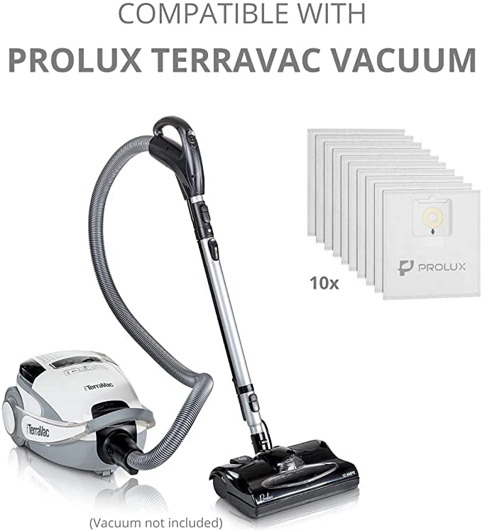Paquete de 10 bolsas para aspiradora Prolux TerraVac