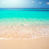Tropical White Sand Paradise Beach Ocean Wave Scenery Wall Mural. #6201