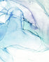 Abstract Ink Pattern Peel and Stick Wallpaper. Removable Wall Mural. (Blue, Green, Purple) #6212