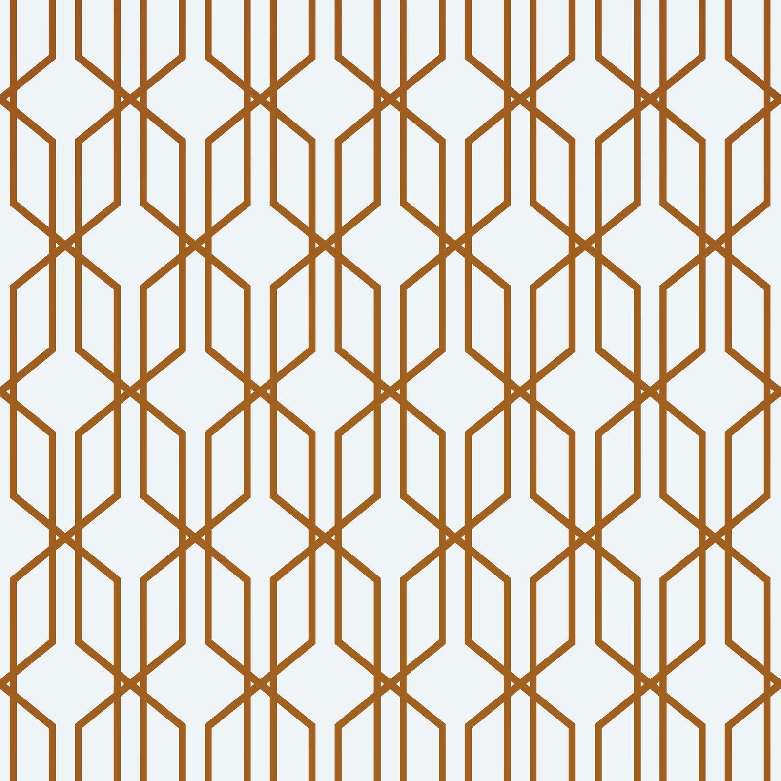 Papel tapiz autoadhesivo con líneas de bronce hexagonales en 3D y formas geométricas modernas | Mural de pared extraíble n.° 6213