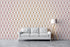 Papel tapiz autoadhesivo con líneas de bronce hexagonales en 3D y formas geométricas modernas | Mural de pared extraíble n.° 6213