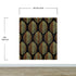 Gold Leave Autumn Pattern Peel and Stick Wallpaper | Removable Wall Mural #6217