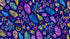 Bright Colorful Fern Arrangement Mural. #6223