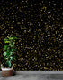 Gold Starry Night Mural #6226