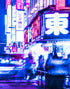 Tokyo Japan Retro 80's Synth Wave Pop Style CyberPunk Wall Mural. #6248