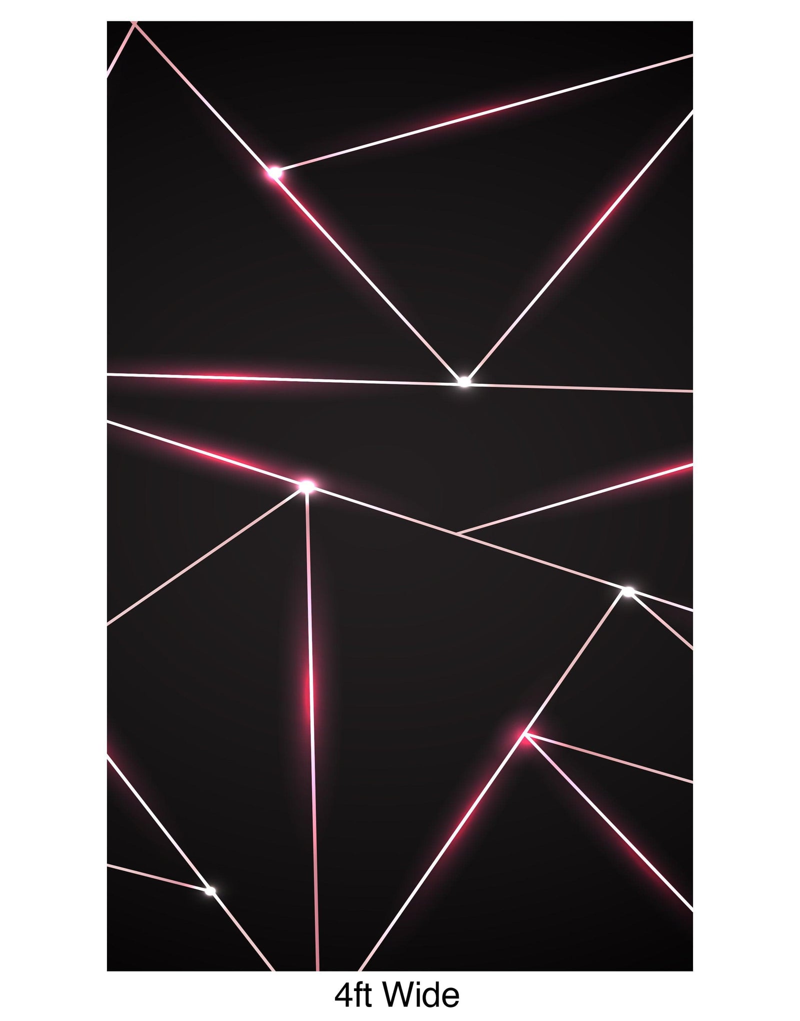 Luxury Polygonal Triangle Pattern Lines Shape. Peel and Stick Wall Mural. #6251