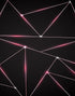 Luxury Polygonal Triangle Pattern Lines Shape. Peel and Stick Wall Mural. #6251