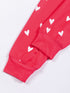 Heart-Patterned Lounge Set