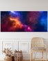 Mural de pared con diseño de galaxia espacial y nebulosa, papel tapiz autoadhesivo. #6295