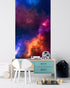 Mural de pared con diseño de galaxia espacial y nebulosa, papel tapiz autoadhesivo. #6295
