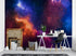 Mural de pared con diseño de galaxia espacial y nebulosa, papel tapiz autoadhesivo. #6295