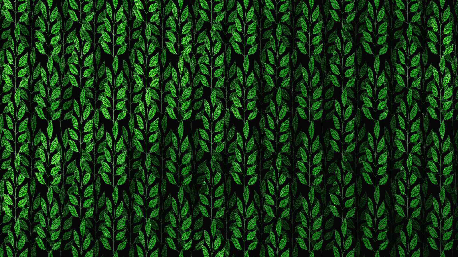 Mural de pared con temática de granja con hojas y enredaderas. Ilustración de fondo con cultivos verdes. #6305