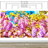 Mural de pared con flores de glicina de color morado. Papel pintado autoadhesivo. N.º 6307