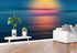 Mural de pared Puesta de sol sobre el horizonte del océano. Papel pintado autoadhesivo. N.º 6308