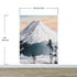Mural de pared "Monte Fuji - Barrio Katsuyama" de Hiroaki Takahashi. #6311