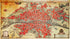 Fotomural vintage con mapa de París. Plattegrond van Parijs (ca. 1721-1774) de Guillaume Delisle. #6312