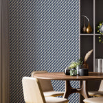 Mural de pared con diseño de formas geométricas modernas. Mosaico minimalista con forma de caja cuadrada y diseño Bauhaus. N.º 6328