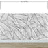 Papel tapiz de hojas de plátano, patrón de arte lineal de hojas de palmera, mural de pared autoadhesivo. #6330