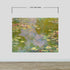 Cuadro de Monet, Nenúfares (1919). Mural de pared con papel pintado autoadhesivo. N.º 6333