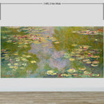 Cuadro de Monet, Nenúfares (1919). Mural de pared con papel pintado autoadhesivo. N.º 6333