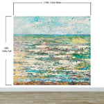 Cuadro El mar de Jan Toorop, 1887. Mural de pared o papel pintado autoadhesivo. N.º 6334