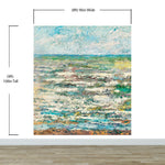 Cuadro El mar de Jan Toorop, 1887. Mural de pared o papel pintado autoadhesivo. N.º 6334