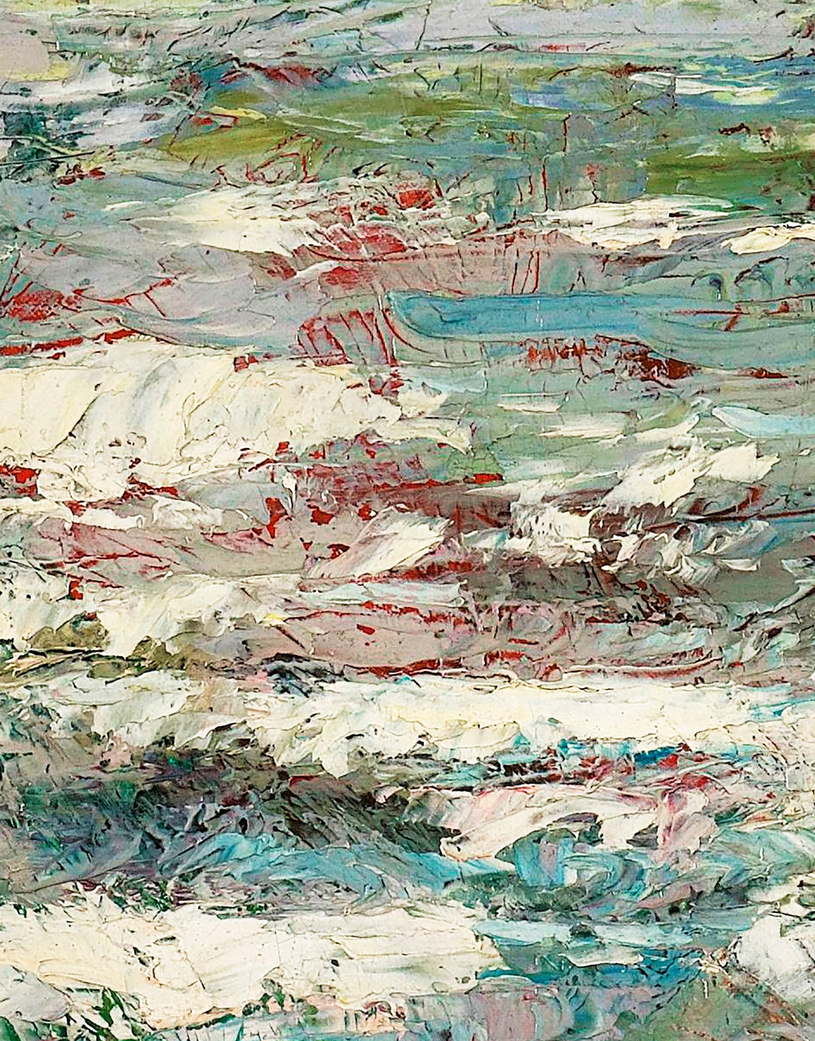 Cuadro El mar de Jan Toorop, 1887. Mural de pared o papel pintado autoadhesivo. N.º 6334