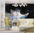 Cuadro antiguo, Tres mujeres de perfil, del artista Henry Somm. Mural de pared grande / Papel tapiz autoadhesivo. N.º 6338