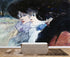 Cuadro antiguo, Tres mujeres de perfil, del artista Henry Somm. Mural de pared grande / Papel tapiz autoadhesivo. N.º 6338