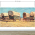 Mural de pared con temática de vaqueros del Oeste. Estudio de carros cubiertos de Samuel Colman. Obra de arte en pintura. Papel tapiz autoadhesivo. N.º 6339