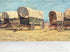 Mural de pared con temática de vaqueros del Oeste. Estudio de carros cubiertos de Samuel Colman. Obra de arte en pintura. Papel tapiz autoadhesivo. N.º 6339