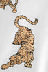 Oversized Knit Jumper with Tiger Motif