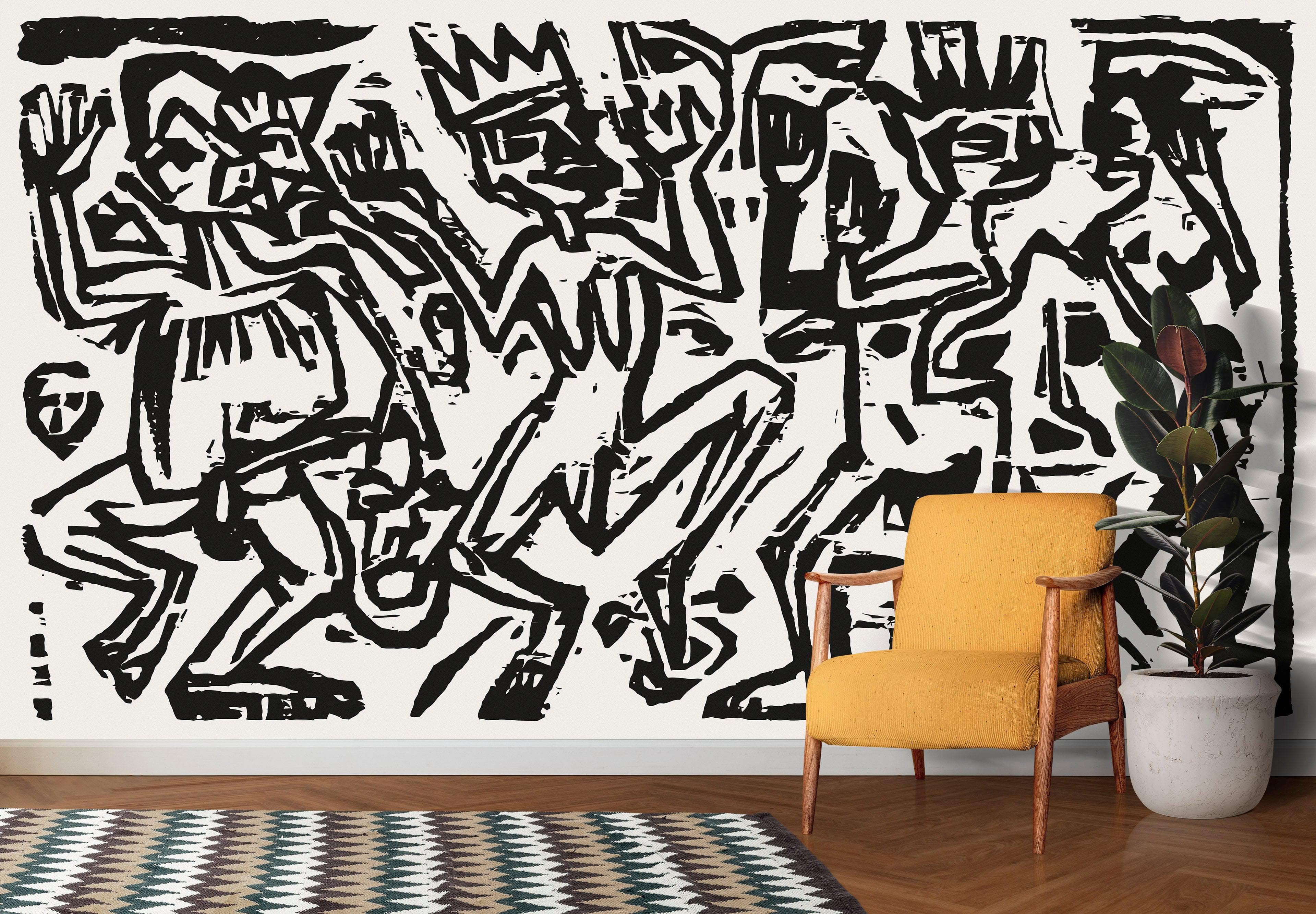 Mural de pared con impresión artística de Die Irren III. Obra de arte famosa (1912-1923) de Ernst Ludwig Kirchner. #6349