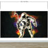 Mural de pared con astronauta flotando en el espacio. Foto de la NASA del astronauta Edward H. White II en el espacio. Papel tapiz autoadhesivo. #6359
