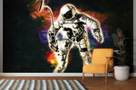 Mural de pared con astronauta flotando en el espacio. Foto de la NASA del astronauta Edward H. White II en el espacio. Papel tapiz autoadhesivo. #6359