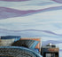 Mural autoadhesivo de pizarra de granito y mármol azul pastel abstracto. N.º 6363
