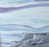 Mural autoadhesivo de pizarra de granito y mármol azul pastel abstracto. N.º 6363