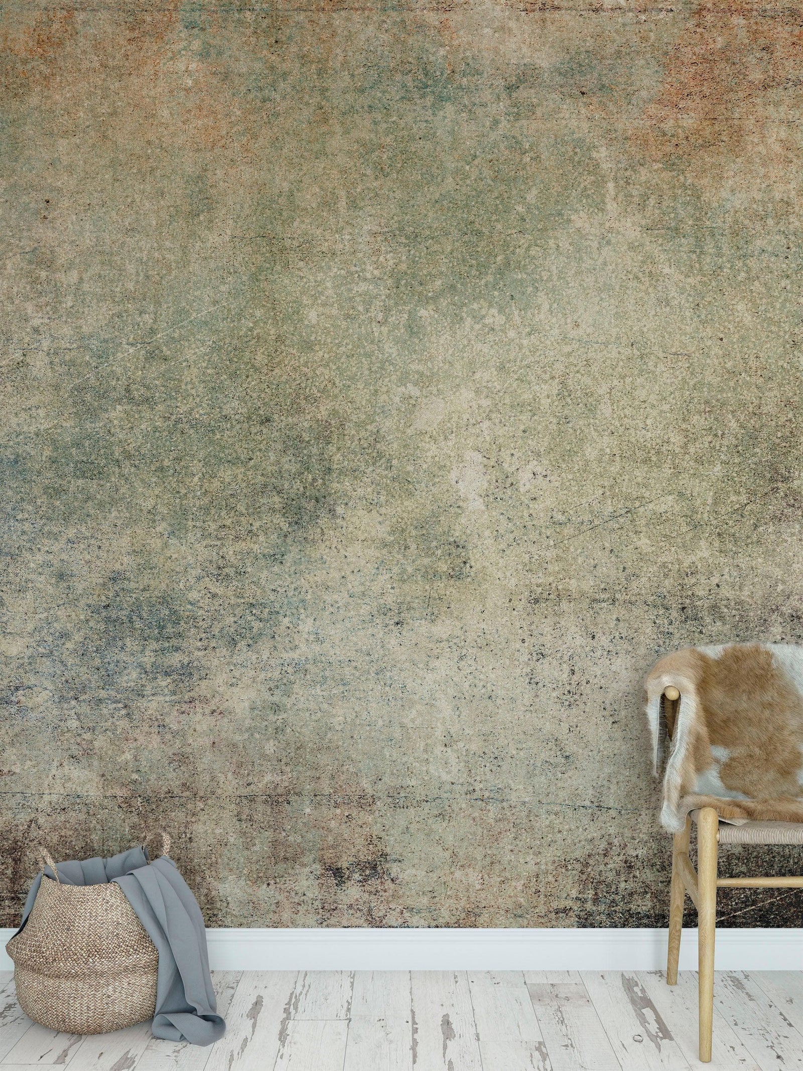 Papel tapiz rústico de hormigón para decoración de pared. Mural de pared autoadhesivo minimalista moderno con diseño despegable y pegable. N.º 6367
