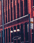 Mural de pared de la ciudad de Nueva York, papel tapiz autoadhesivo. Papel tapiz vintage de Dumbo NYC. Papel tapiz con paisaje de Brooklyn NY. #6369