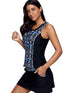 Stylish Tankini Swimsuit Set